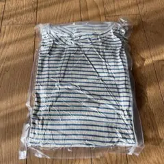 新品未使用　ストライプ 長袖Tシャツ FREEサイズ アイボリー/ブルー