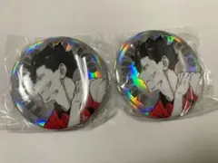 ハイキュー　ポートレートシャイニー缶バッジ　黒尾鉄朗　2個セット