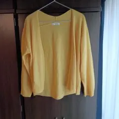 Samansa Mos2 イエローカーディガン