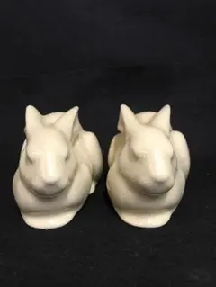 骨董 うさぎ屏風押さえ - メルカリ