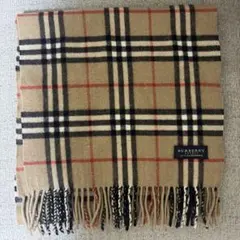 Burberrys バーバリー ノバチェック マフラー カシミヤ製