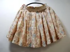 【美品】LIZLISAリズリサ　花柄 フレアスカート ウエストゴム仕様 ガーリーのサムネイル