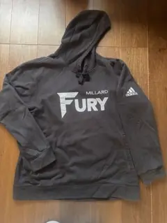 古着 adidas パーカー XL 紺