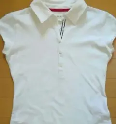 tommy girl ホワイト 半袖ポロシャツ