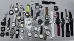 【まとめ売り・ジャンク】腕時計41本セット／King Quartz3本入り