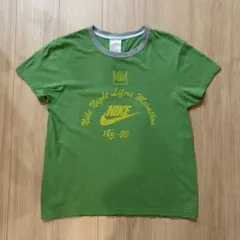 NIKE 半袖Tシャツ グリーン レディース