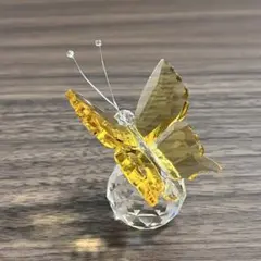 クリスタルガラス ハート型置物 ブルーローズ - メルカリ
