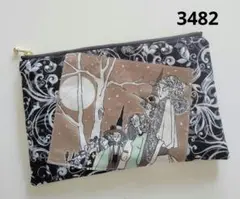 3482　アレキサンダーヘンリー　レア柄　パネル　ポーチ