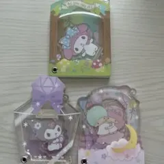 マイメロディ・キキララ・クロミアクリルキーホルダーセット