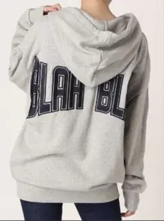 GYDA BLAHBLAH ZIP UP スウェットパーカー