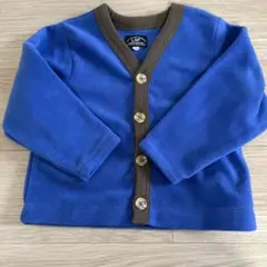 【未使用】青いフリースカーディガン