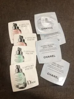 Dior & CHANEL 美容液スキンケアサンプル