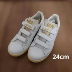 【希少】アディダス スタンスミス 2007年モデル ホワイトゴールド 24cm