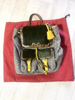 トリーバーチ キャンパスジャガードリュック