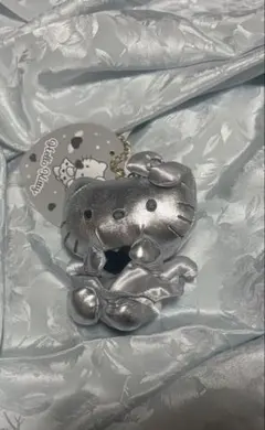 ハローキティ ぬいぐるみシルバーHello Kitty stuffed toy