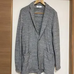 メンズ　アズールジャケット　カーディガン　グレー　Ｌ　春秋のサムネイル