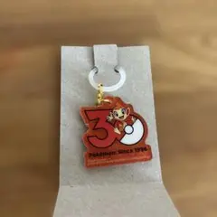 ポケチャーム　３０周年　ロゴマスコット　アクリールチャーム　ヒコザル