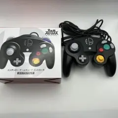 【箱付き✨️美品】ゲームキューブコントローラー(スマブラブラック)