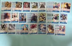 【最安値】①ワンピースカード　まとめ売り　青パーツ