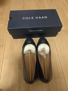 COLE HAAN ネイビー パンプス