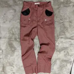 MIEKO UESAKO SPORTS パンツ 38 レッド系