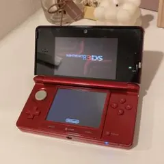 任天堂 3DS フレアレッド 本体 充電器 ポケットモンスターサンカセット