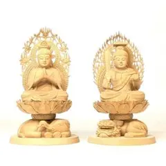 フォロー割・新品】 法然上人 善導大師 金泥 上彫 柘植 割寸4.0寸
