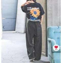 最終お値下/【美品】PAGEBOY ウエストタックスラックス　ブラックL