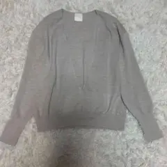 アンタイトル 定価3.8万 ミレニアムウールVネックニット 2XL 2025