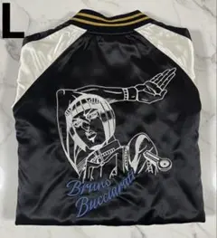 【新品】JOJO　ブローノ・ブチャラティ　スカジャン　ブラック　Lサイズ