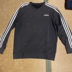 adidas ダークグレー トレーナー Lサイズ