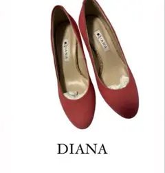 DIANA パンプス　スエード　コーラルピンク ダイアナ