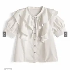 GRL ダブルフリルボウタイブラウス ♡新品未使用タグ付き♡