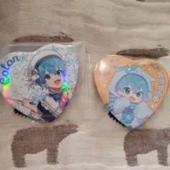 COLON キャラクター 缶バッジ 2個セット