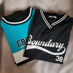 2枚セット　ナイロンジャケット　シャカシャカ