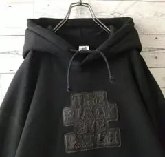 IO着用 THE BLACK EYE PATCHパーカー レザーパッチ