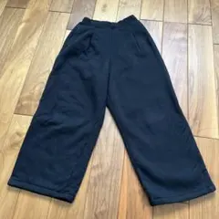 ユニクロ 裏ボア ロングパンツ ブラック 130サイズ