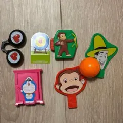 ドラえもん おさるのジョージ おもちゃ ハッピーセットまとめ売り