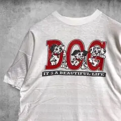 CDQB アニマルTシャツ 101匹わんちゃん ダルメシアン 犬 ドッグ キャラ
