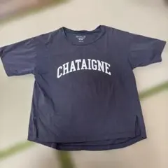 GLOBAL WORK CHATAIGNE ロゴTシャツ Lサイズ