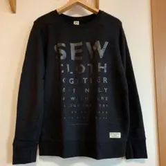 UNIQLOプリントクルーネック裏毛トレーナー