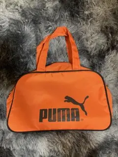 80年代 当時物 PUMA ナイロン ミニバッグ オレンジ