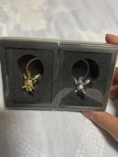 【世界1000個限定】ポケモン 金銀　ピカチュウ メッキ　キーホルダー　当選品