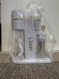 신품 미사용 아사히 맥주 서버 본체 클리어 화이트