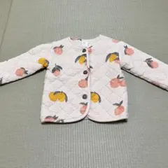 H&M フルーツ柄 アウターキルティング 80cm