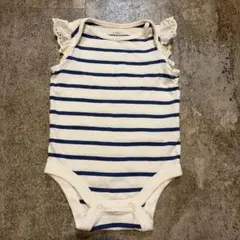 babyGAP ストライプロンパース 3-6ヶ月　60cm