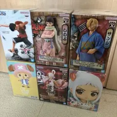 【全6種セット】ワンピース フィギュア まとめ売り ウタ・ルフィ・ヤマト 他