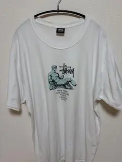 STUSSY Tシャツ ホワイト Lサイズ