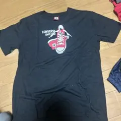 CONVERSE キッズ 半袖Tシャツ ブラック
