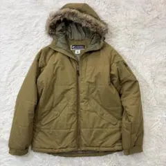コロンビア 中綿ジャケット メンズL フェイクファーフード 防寒